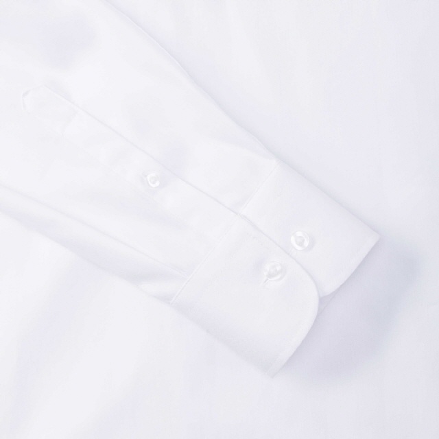 White (Ärmel mit Manschette)