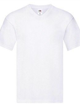 R155M-w weisses Herren Slim T-Shirt -2XL