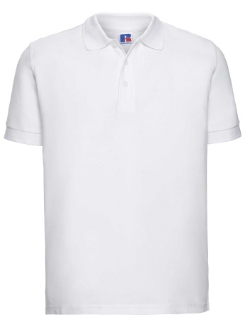 R577M-w weisses Herren Ultimate Polo 4XL
