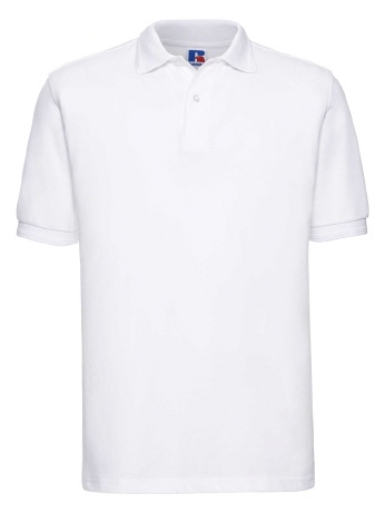 R599M-w weisses Robust Poloshirt -2XL