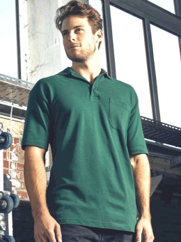 E4100 farbiges Herren Heavy Pocket Polo XS-2XL